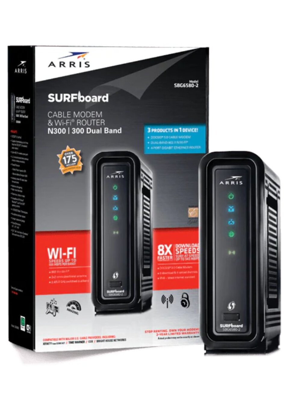 NIB Arris Surfboard SBG6580